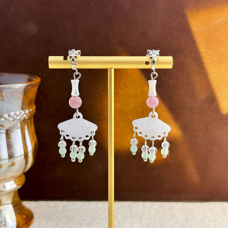 New Chinese Antique Tassel Earrings National Style Elegant Horse Face Skirt Earrings Vintage Light Luxury High-End Yiwu Accessories Women - Image 4